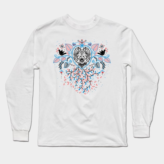 Heart Long Sleeve T-Shirt by annapaff